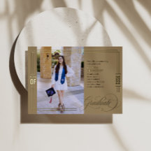 Grüne und goldene Folie für klassische Script-Absc