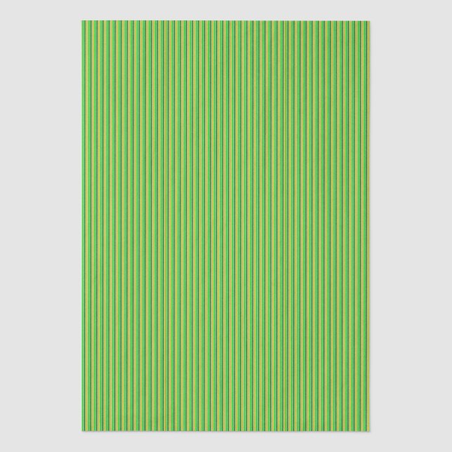 Grüne und goldene Streifen Seidenpapier (Vorderseite)