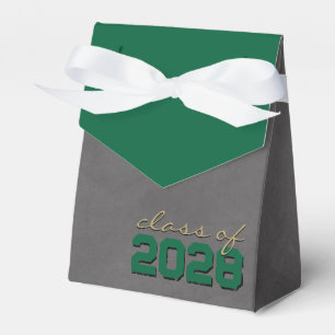 Grüne und goldene Tafel-Abschlussgeschenkboxen Geschenkschachtel