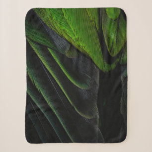 Grüne und karierte Textilien Sherpadecke