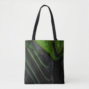 Grüne und karierte Textilien Tasche