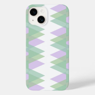 Grüne und lila Dreiecke Case-Mate iPhone 14 Hülle