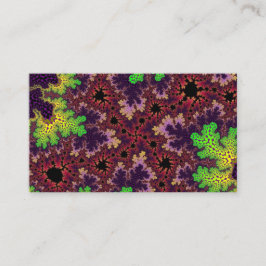 Grüne und Lila Speckle Visitenkarte