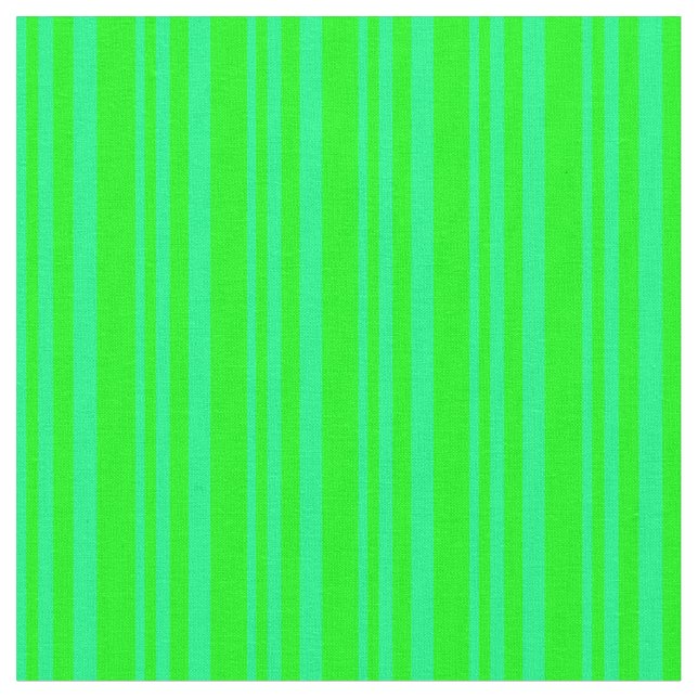 Grüne und Limone Linien Stoff (Nahaufnahme)
