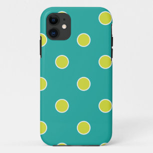 Grüne und Limone Polka-Punkte Case-Mate iPhone Hülle