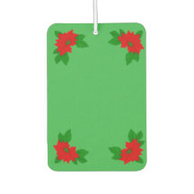 Grüne und rote Poinsettie