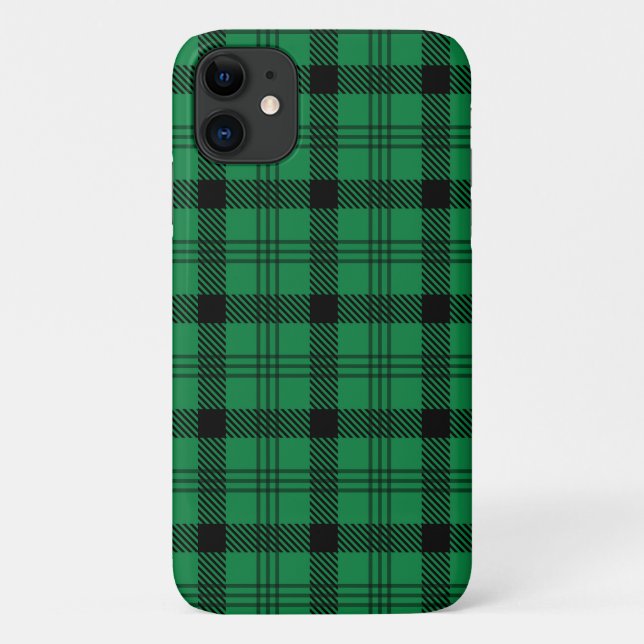 Grüne und schwarze, gemütliche Plaia Case-Mate iPhone Hülle (Rückseite)