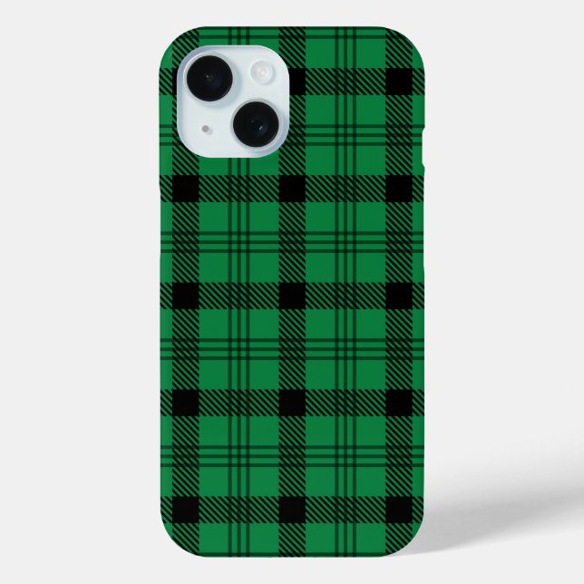 Grüne und schwarze, gemütliche Plaia Case-Mate iPhone Hülle (Rückseite)