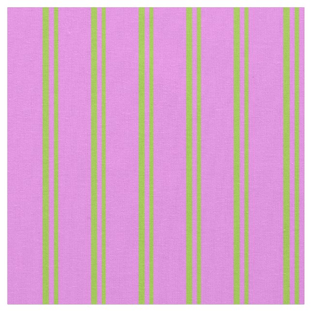 Grüne und violette Streifen Stoff (Nahaufnahme)