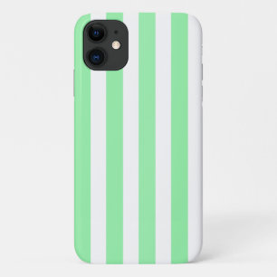 Grüne und weiße Bonbonstreifen Case-Mate iPhone Hülle