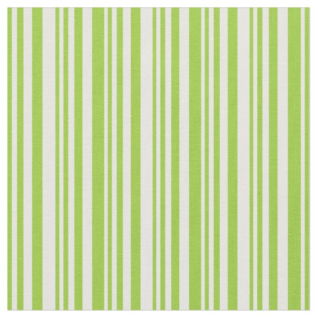 Grüne und weiße Linien Stoff (Nahaufnahme)