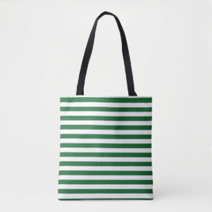 Grüne und weiße Streifen Tasche