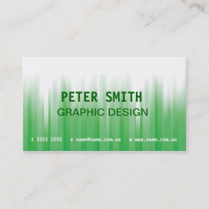 Grüne und weiße Visitenkarte