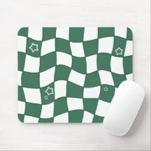 Grüne verzerrte Design-Mauspad