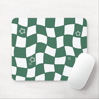 Grüne verzerrte Design-Mauspad Mousepad