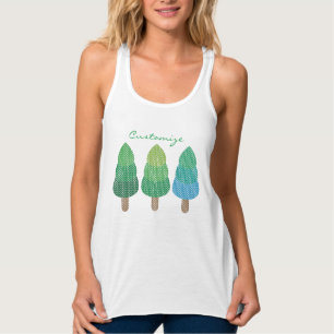 Grüne Wälder Bäume Thunder_Cove   Tank Top