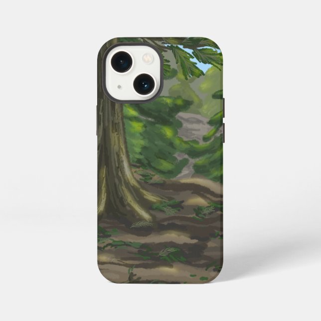 Grüne Wälder iPhone 13 Mini Hülle (Rückseite)