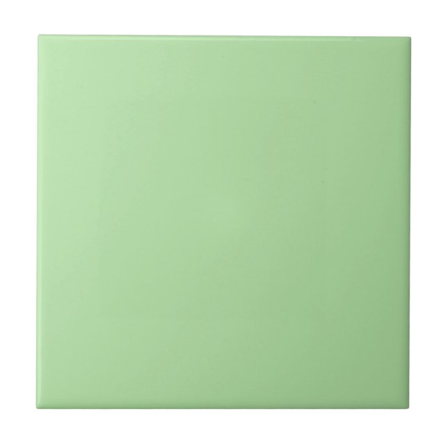 Grüne Wand aus hellem Holz | Eleganter Platz Fliese (Vorderseite)