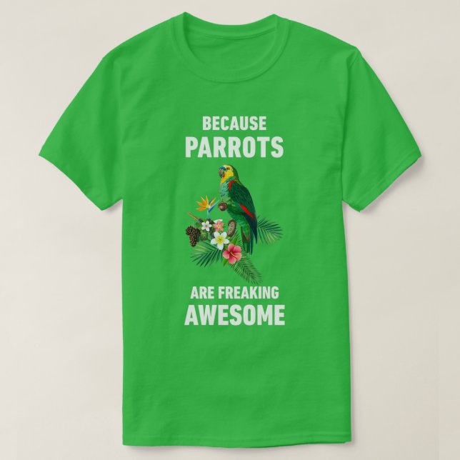 Grüne Wange Niedliche Papageien Papagei Liebhaber  T-Shirt (Design vorne)