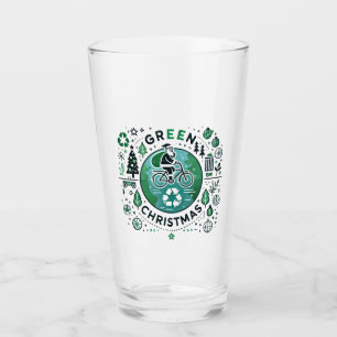 Grüne Weihnachten - Weihnachten und Recycelnd Desi Glas