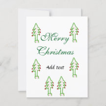 Grüne Weihnachtsbaum Rote Kirsche frohe Weihnachts