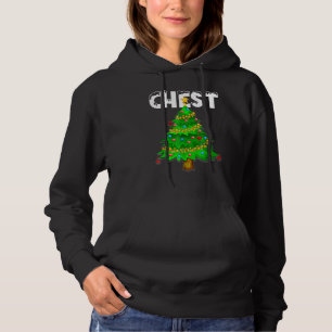 Grüne Weihnachtsbaume Brustkerne, passend zu Kasta Hoodie