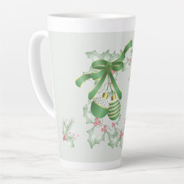 Grüne Weihnachtsbäume von Holly Light Pink Milchtasse