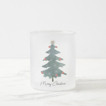 Grüne Weihnachtsbaumschmuck Frohe Weihnachten