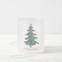 Grüne Weihnachtsbaumschmuck Frohe Weihnachten