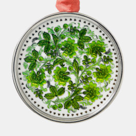 Grüne Weihnachtsgeschenke Imitate Glasdesign Weihn Ornament Aus Metall