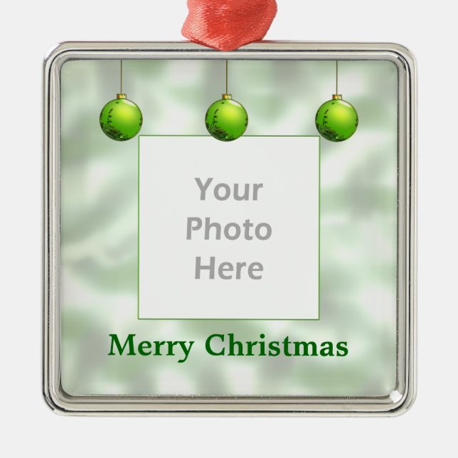 Grüne Weihnachtsschmuck (Foto) (Vorne)