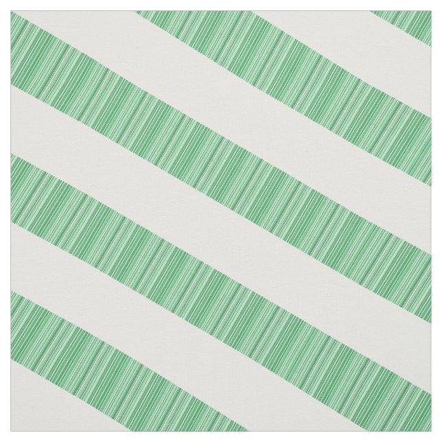 Grüne weiße Diagonal Moderne Streifen Stoffe (Muster)