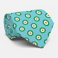 Grüne weiße Orange Polka Punkte auf hellblau