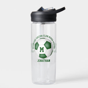 Grüne, weiße Schulmannschaft färbt kundenspezifisc Trinkflasche