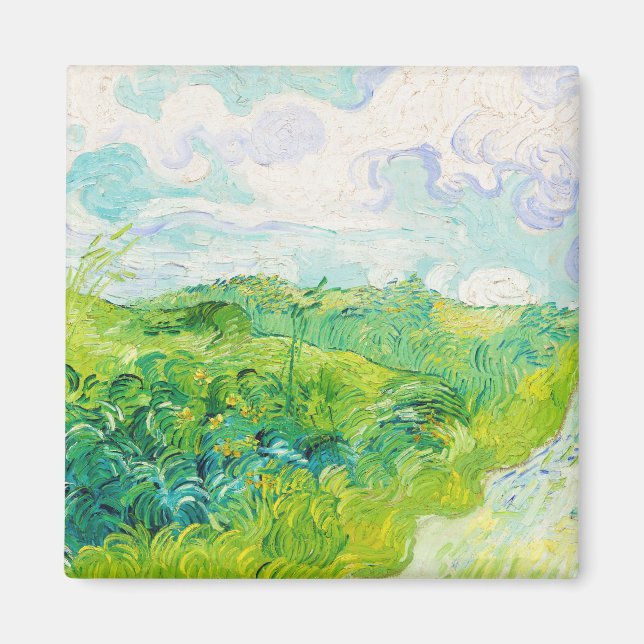 Grüne Weizenfelder, Van Gogh Magnet (Vorne)