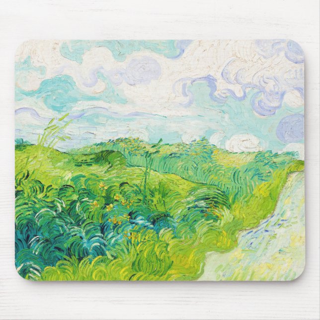 Grüne Weizenfelder, Van Gogh Mousepad (Vorne)