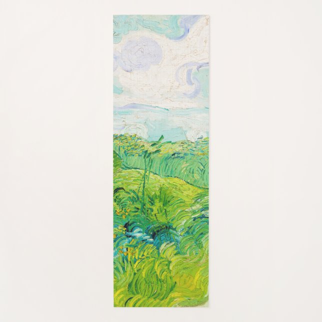 Grüne Weizenfelder, Van Gogh Yogamatte (Vorderseite)