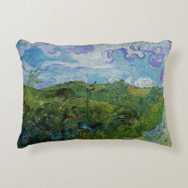 Grüne Weizenfelder von Vincent van Gogh Dekokissen