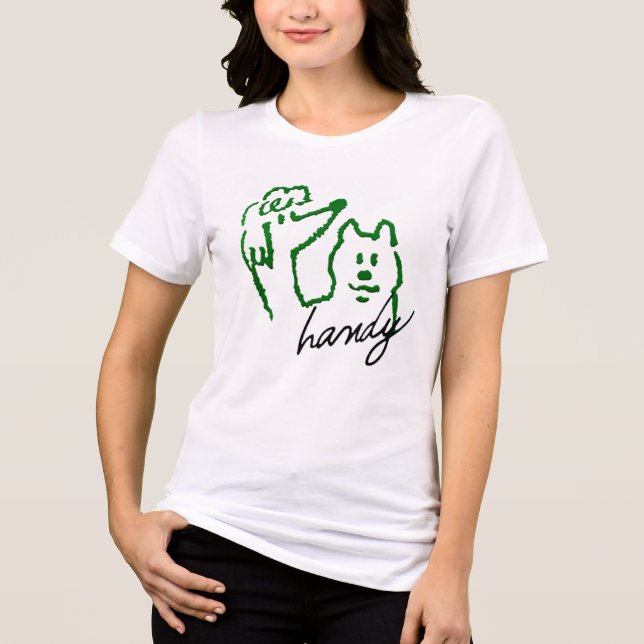 Grüne WelpenT - Shirt (Vorderseite)