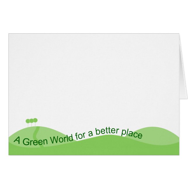 Grüne Welt (Vorderseite (Horizontal))