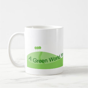 Grüne Welt Kaffeetasse