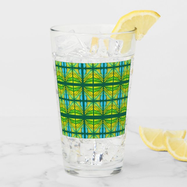 Grüne Wüsteninspirierungen Glas (Rückseite Ice)