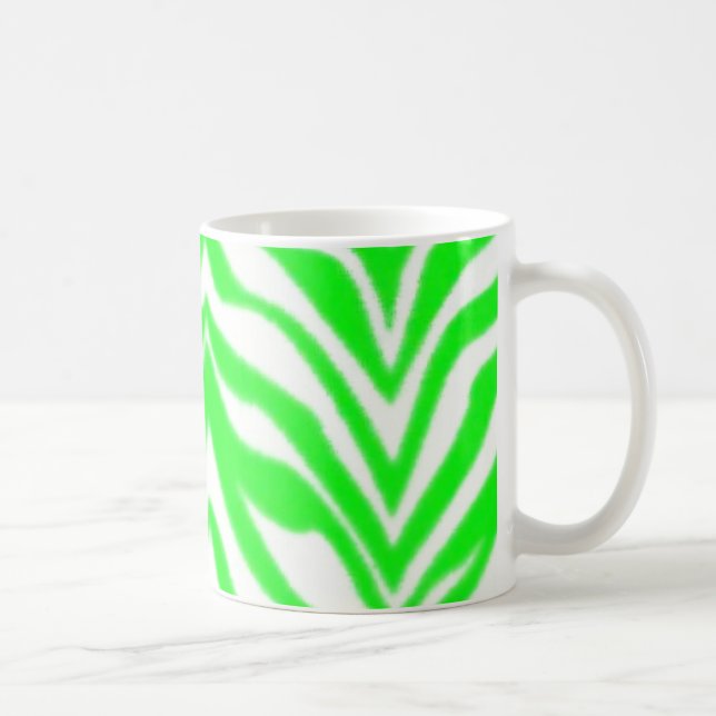 Grüne Zebra-Tasse Kaffeetasse (Rechts)