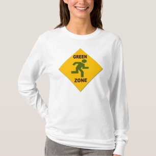 Grüne Zone Damen Hoodie T-Shirt