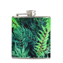 Grüne Zweige Flachmann