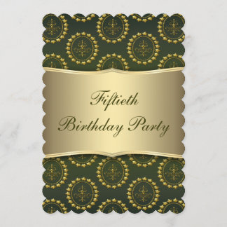 Grünen Geburtstagsparty der Frauen Einladung