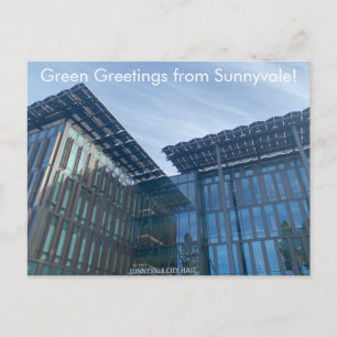 Grünen Grüße von Sunnyvale! Postkarte