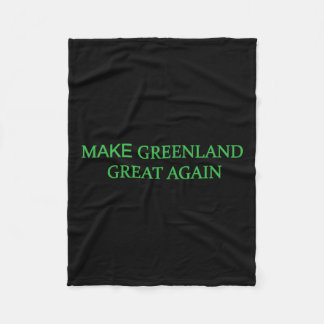 Grünen Trump Meme Mens aus Grönland wieder groß ma Fleecedecke