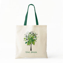 Grüner abstrakter Baum