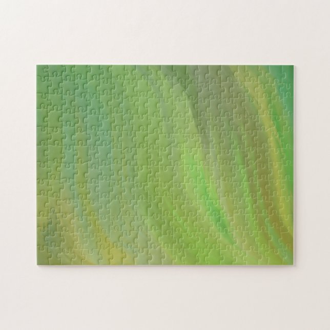Grüner Abstrakter Brush Schlaganke Gradient Ombre (Horizontal)
